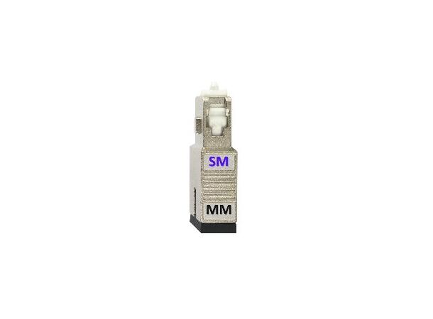 Adapter/konverter MM SC 50um til SM SC Metallkapsling, SC/PC hunn - SC/UPC hann